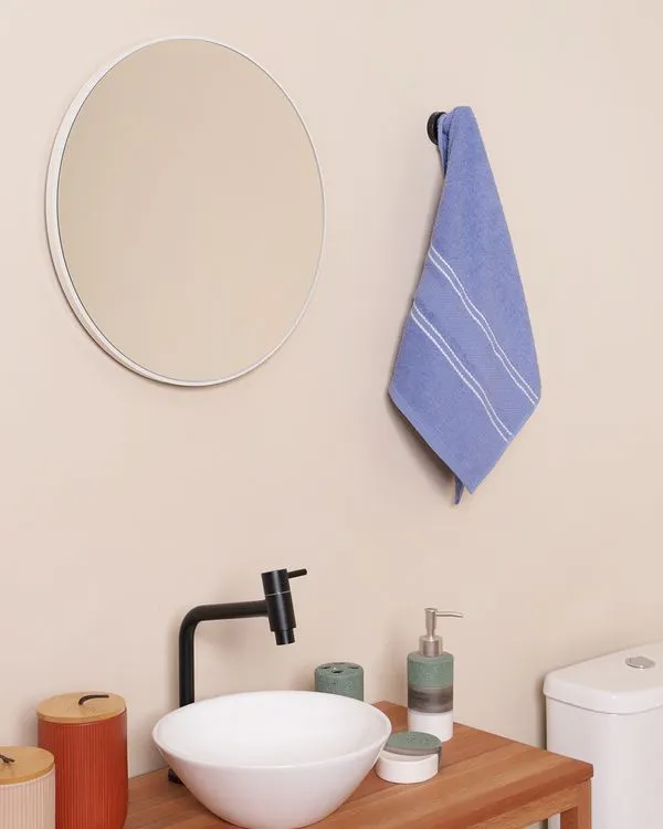 Toalha De Rosto 48cm x 80cm Jasmin Azul UN