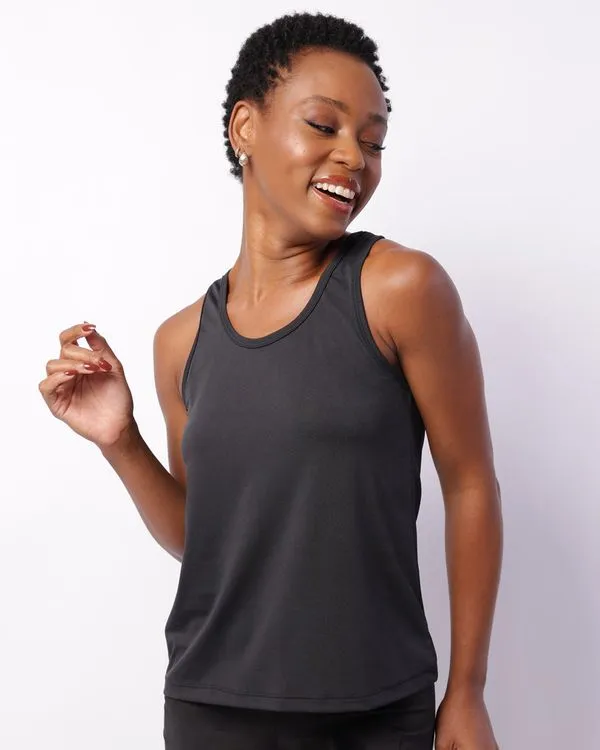 Regata Fitness Feminina Dry Fit Básica Preta P