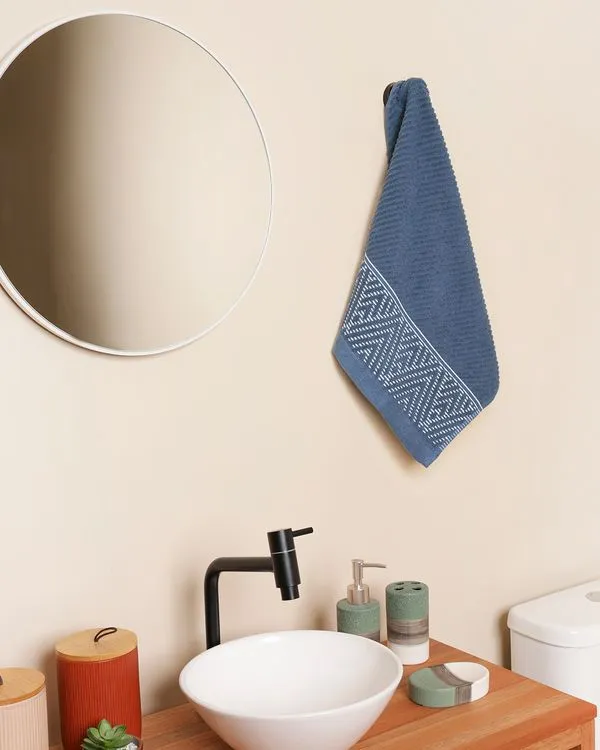 Toalha De Rosto Corttex 50x70 cm Lisboa Azul UN