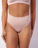 Calcinha Feminina Biquíni Sem Costura Cós Alto Rosa GG