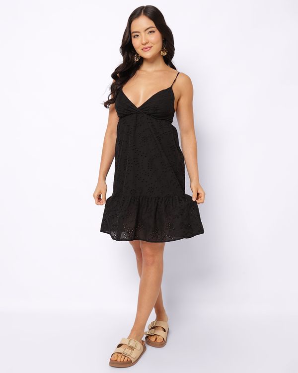 Vestido Feminino Curto Berry & Co. Laise Alcinha Preto P