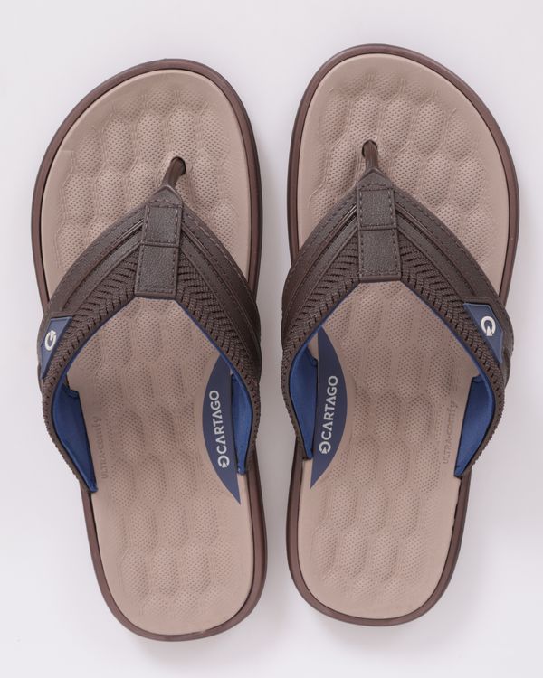 Chinelo Masculino Cartago Marrom 41