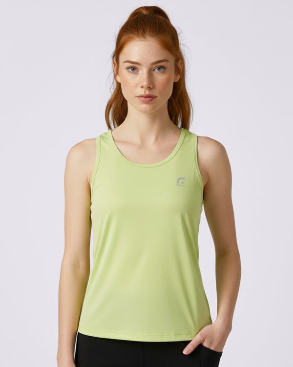 Regata Fitness Feminina Fitter Básica Verde P