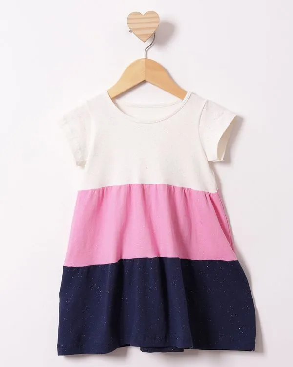 Vestido Infantil Três Marias Manga Curta Off White 4