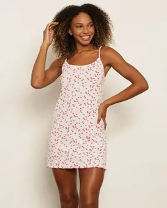 Camisola Feminina Alcinha Canelada Estampa Sortida Off White G