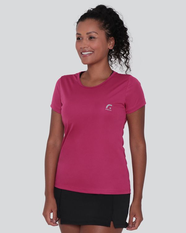 Blusa Feminina Fitness Fitter Lisa Rosa Escuro GG