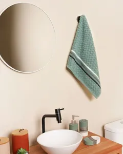 Toalha De Rosto Corttex 50cm x 70cm Jacquard Trento Verde UN