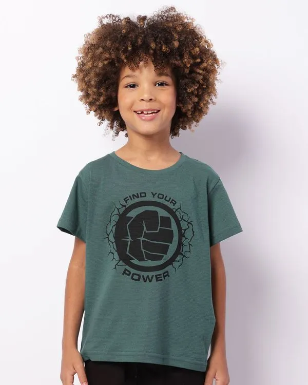 Camiseta Infantil Marvel Hulk Texturizada Manga Curta Verde 6