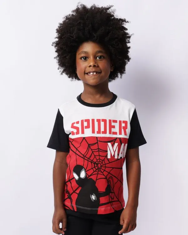 Camiseta Infantil Marvel Homem Aranha Branca 6