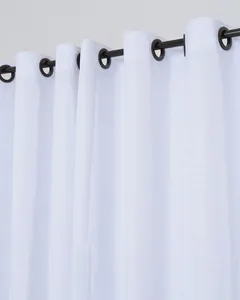 Cortina Isabel Estampada 180cm x 200cm Branyl Branca UN