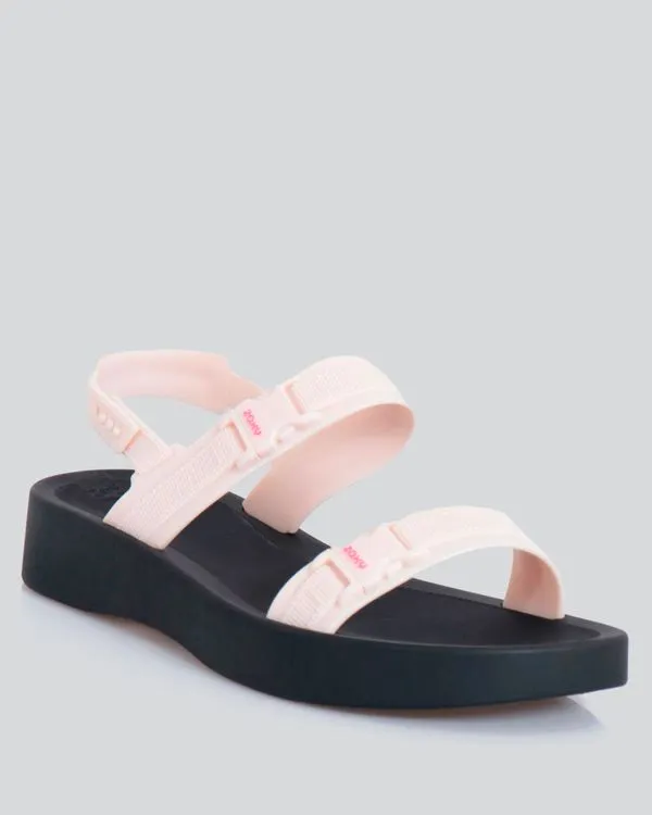 Sandália Feminina Papete Flatform Zaxy Aventureira Preta 39/40