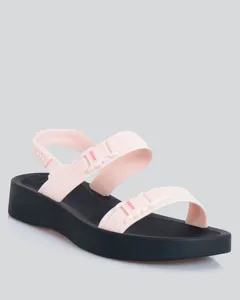 Sandália Feminina Papete Flatform Zaxy Aventureira Preta 36