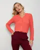 Camisa Feminina Berry & Co. Manga Longa Viscose Rosa GG