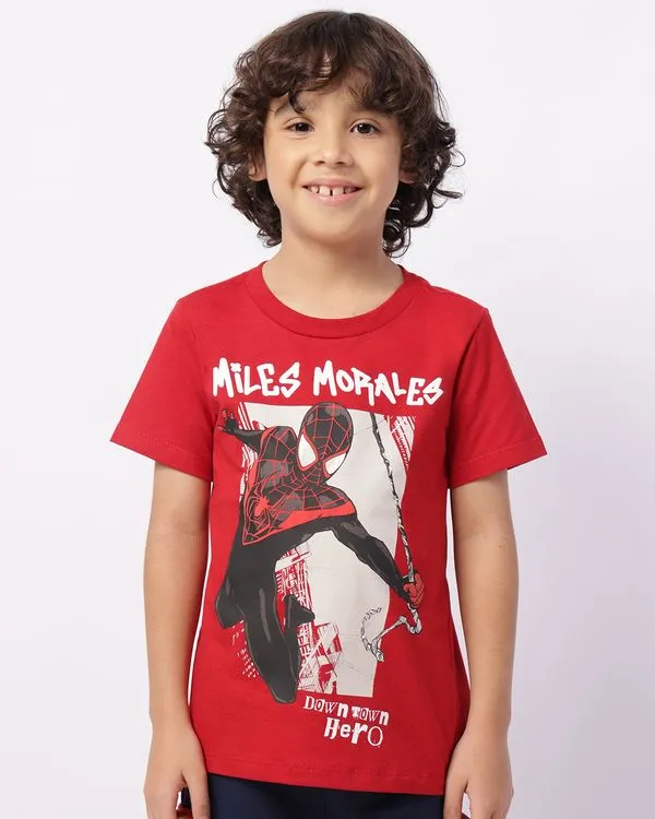 Camiseta Infantil Algodão Marvel Homem Aranha Vermelha 4