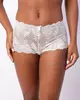 Calcinha Feminina Caleçon Renda Com Lacinho Branco G