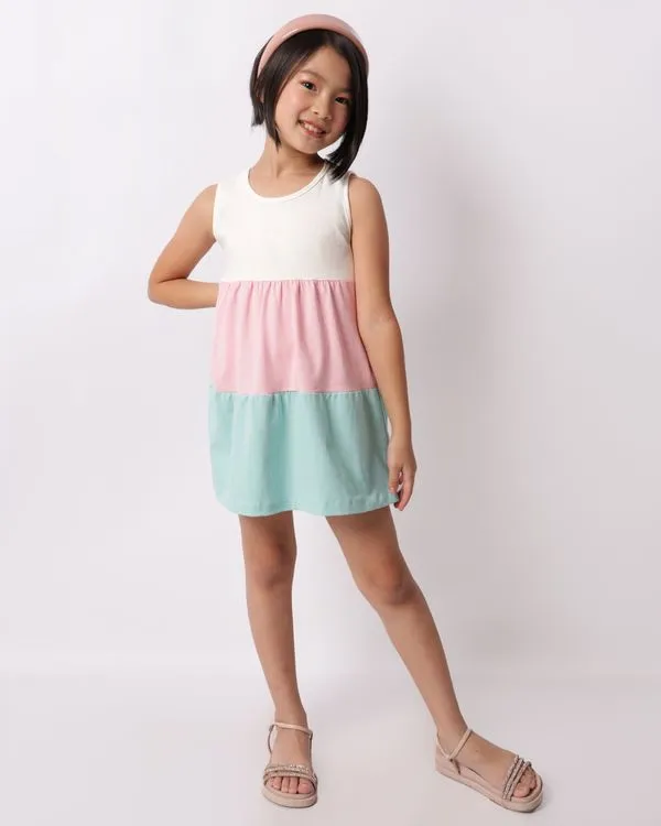 Vestido Infantil Três Marias Glitte Off White 4