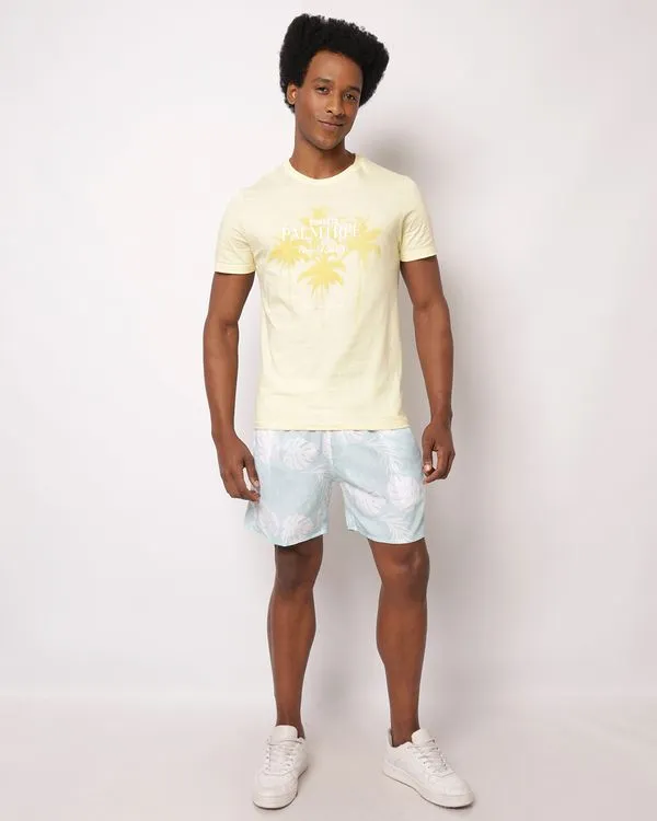 Bermuda Surf Masculina Estampada com Bolsos Verde G