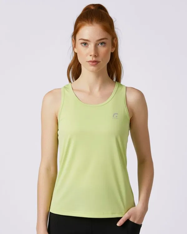 Regata Fitness Feminina Fitter Básica Verde G