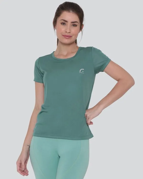 Blusa Feminina Fitness Fitter Lisa Verde Médio M