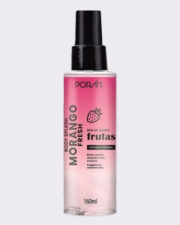 Body Splash Feminino Morango Dia a Dia 160ml UN