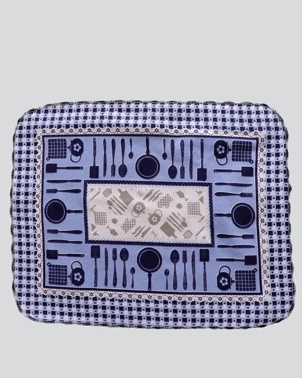 Lugar Americano 30cm X 40cm Estampado Azul UN