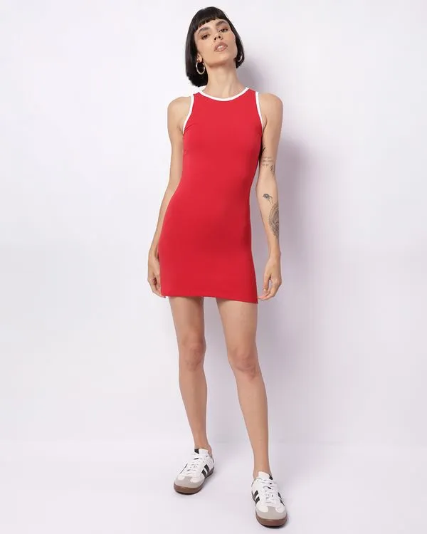 Vestido Feminino Regata Curto Vermelho P