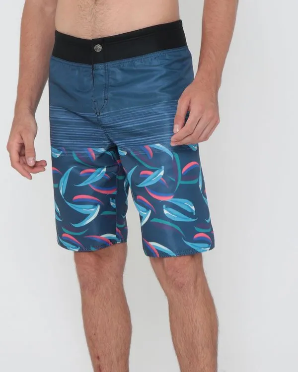 Bermuda Masculina Surf Estampa Colorida Azul 44