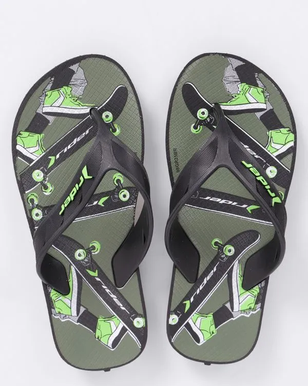 Chinelo Infantil Rider Skate Preto 31