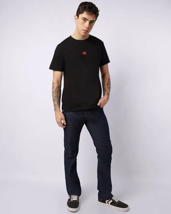 Calça Jeans Masculina Reta Azul 46