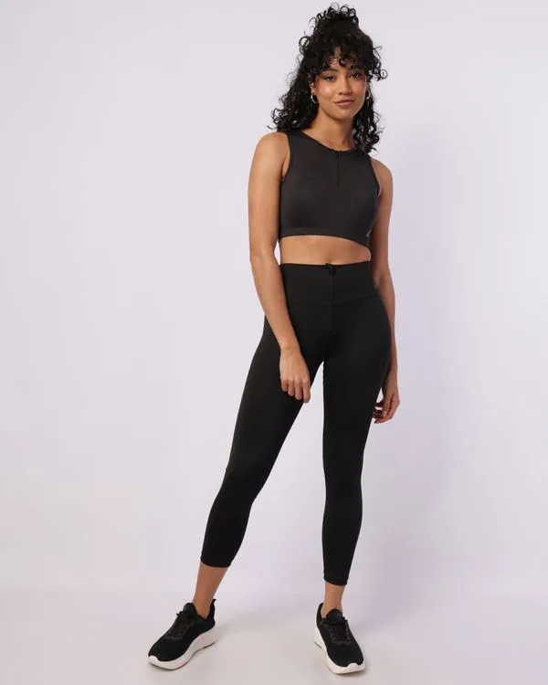 Calça Legging Fitness Feminino Fitter com Bolso Funcional Preto G
