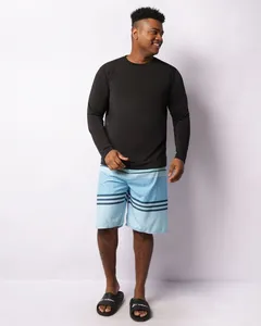 Bermuda Surf Plus Size Masculina Estampada Azul 48