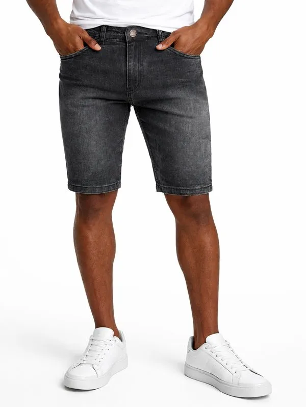 Bermuda Jeans Masculina PRETO 42