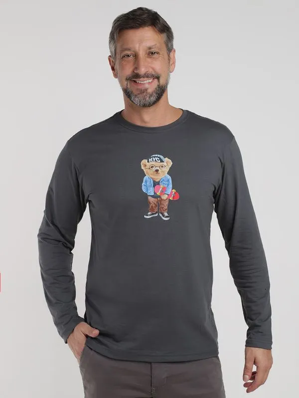 Camiseta Manga Longa Masculina CHUMBO GG