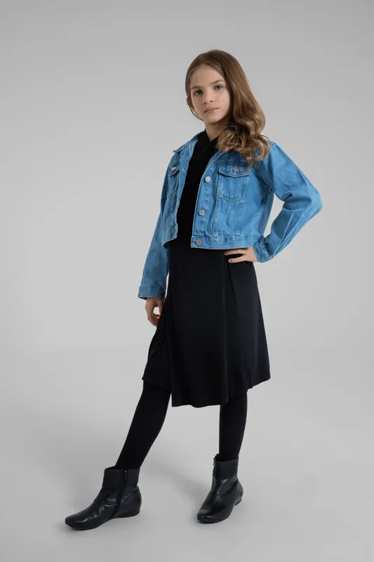 Meia-calça Infantil Algodão Com Microfibra Básica Trifil Tamanho: M | Cor: Preta