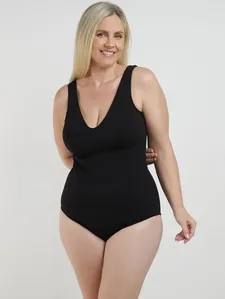 Maiô Texturizado Plus Size Feminino PRETO 50