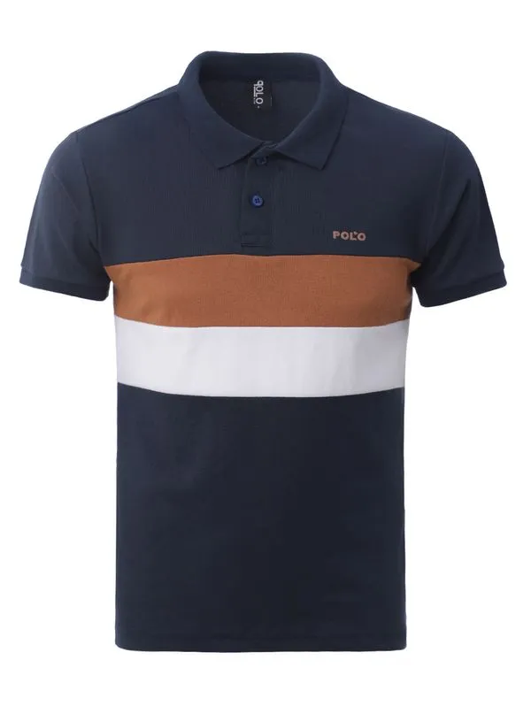 Polo Manga Curta Masculina MARINHO M