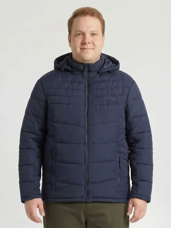 Jaqueta Puffer Gangster Plus Size Masculina MARINHO EX2