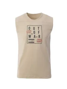 Camiseta Regata Masculina BEGE G