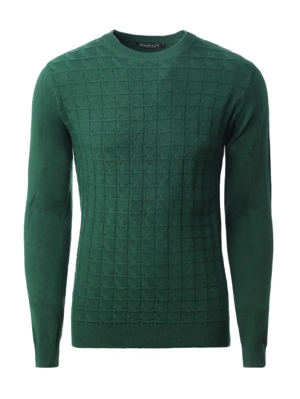 Blusão Tricot Manga Longa Masculino VERDE GG