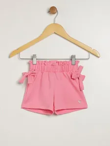 Short Moletinho Infantil Para Menina - ROSA 12