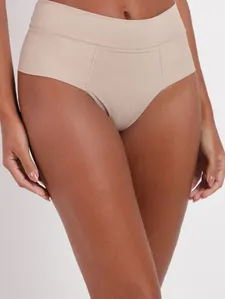 Cinta - Calça Fio Duplo Feminina BEGE M