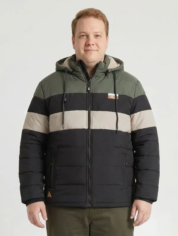 Jaqueta Gangster Plus Size Masculina PRETO EX2