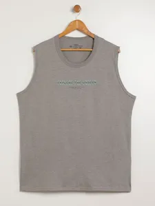 Camiseta Regata Plus Size Masculina CINZA G2