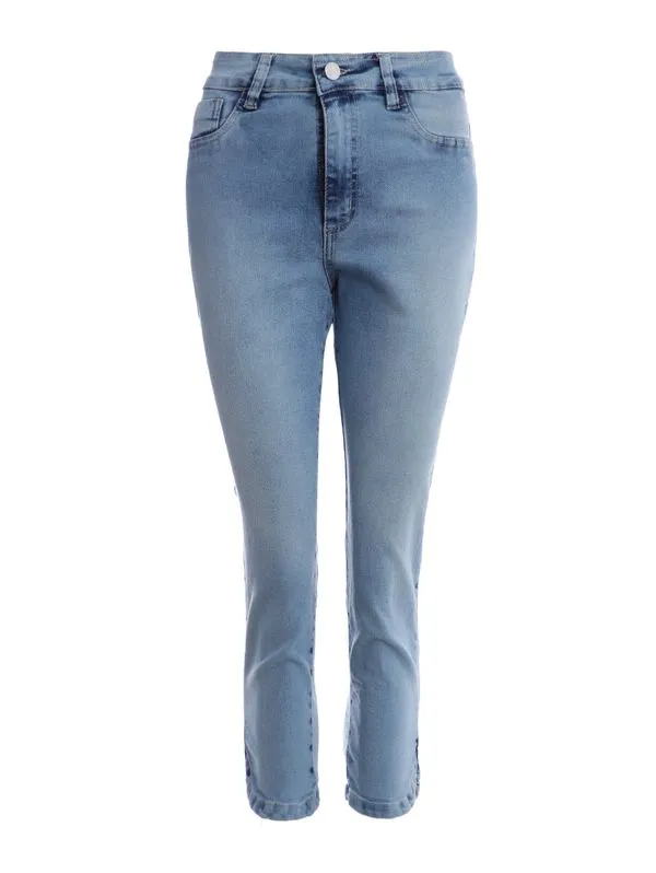 Calça Jeans Capri Feminina AZUL 46
