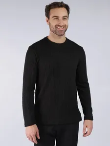 Blusão Tricot Trabalhado Masculino PRETO G