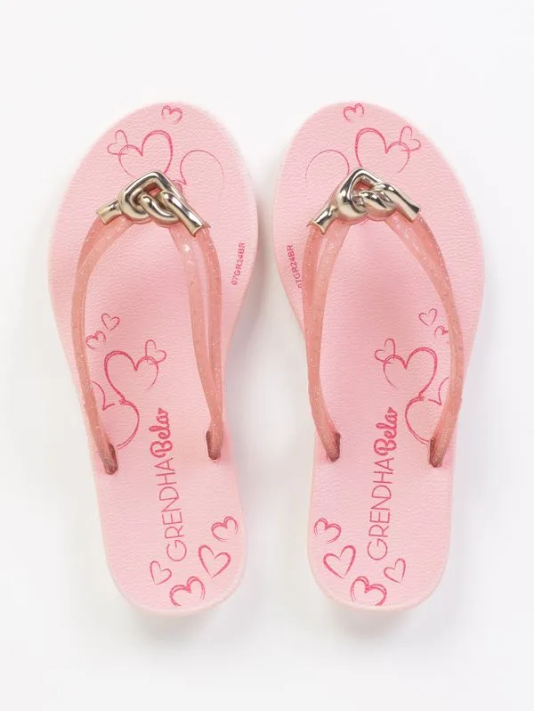Rasteira Infantil Para Menina - ROSA CLARO 29/30