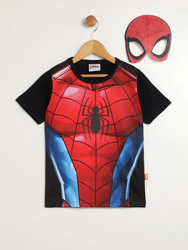 Camiseta Spider Man Infantil Para Menino - PRETO 10