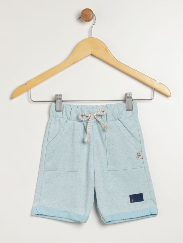 Bermuda Malha Infantil Para Menino - AZUL 3