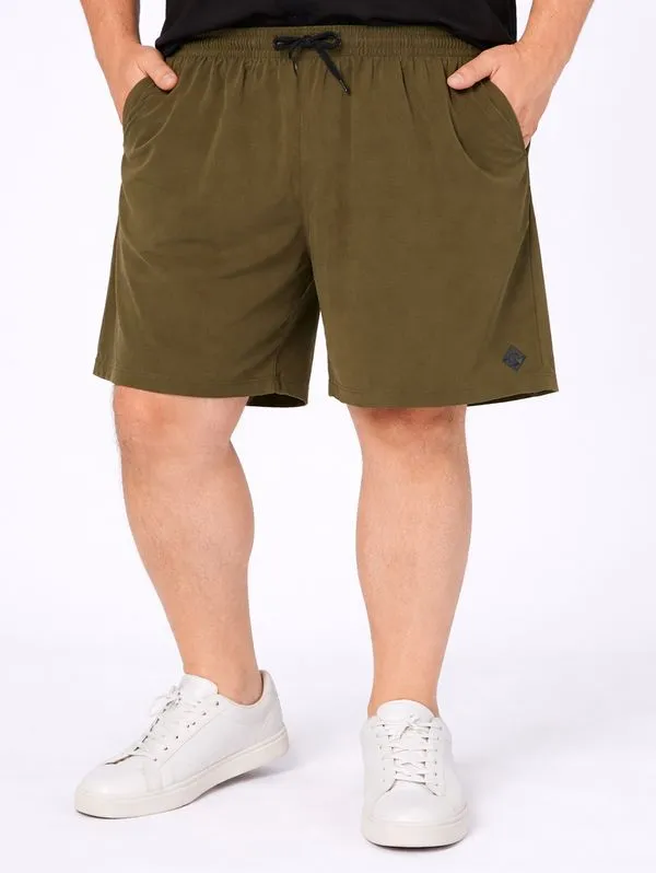 Bermuda Cós Elástico Plus Size Masculina VERDE GG1