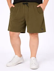Bermuda Cós Elástico Plus Size Masculina VERDE GG1